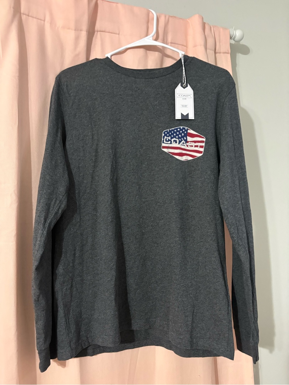 Coast long sleeve t-shirt size small